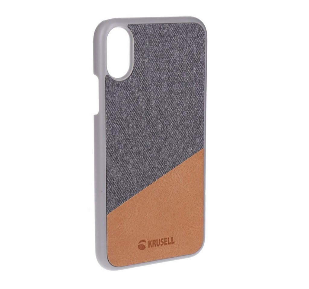 Krusell Handyhülle für iPhone Xs grau/beige von Krusell