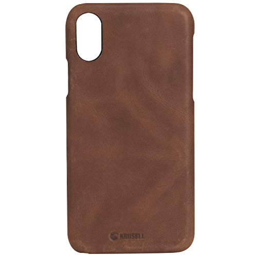 Krusell Sunne Cover Apple iPhone X Vintage Cognac von Krusell
