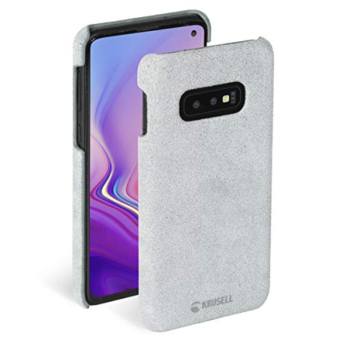 Krusell original Hülle kompatibel mit Samsung Galaxy S10e – Premium Leder Cover Tasche, Wildleder Grau Krusell original Hülle kompatibel mit Samsung Galaxy S10e – Premium Leder Cover Tasche, Wildleder Grau von Krusell