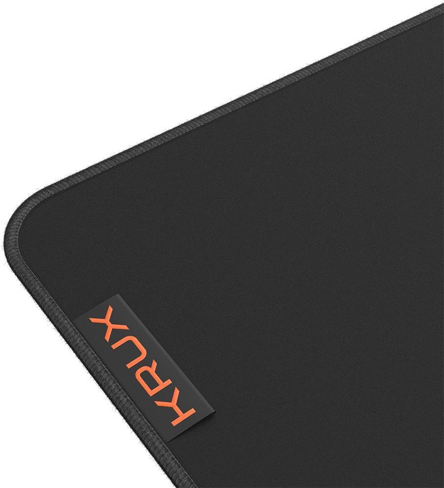 KRUX Space MAX - Schwarz - Monochromatisch - Mikrofaser - Anti-Rutsch-Basis - Gaming-Mauspad (KRX0021) von Krux