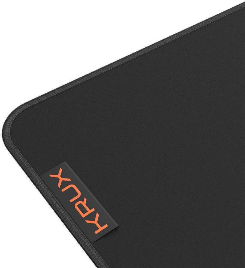 KRUX Space MAX - Schwarz - Monochromatisch - Mikrofaser - Anti-Rutsch-Basis - Gaming-Mauspad (KRX0021) von Krux