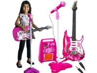 Kruzzel Gitarre + Mikrofon + Verstärker Rosa 22407 Kruzzel Gitarre + Mikrofon + Verstärker Rosa 22407 von Kruzzel
