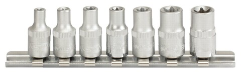 Ks Tools 1/4 Tx-E-Stecknuss-Sa Tz, 7-Teilig, E4-E11 Ks Tools 1/4 Tx-E-Stecknuss-Sa Tz, 7-Teilig, E4-E11 von Ks