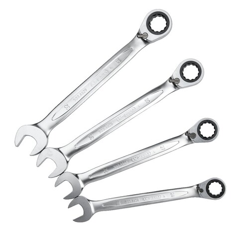 Ks Tools 503.4601 Gearplus Ratschenringmaulschlüssel-Satz, Umschaltbar, 4-Tlg. Ks Tools 503.4601 Gearplus Ratschenringmaulschlüssel-Satz, Umschaltbar, 4-Tlg. von Ks