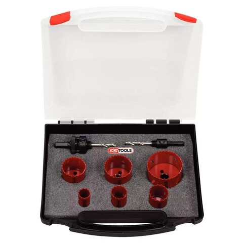 Ks Tools Elektriker Lochsã¤Gen-Sortiment 8-Tlg. (129.5570) von Ks