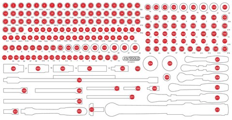 Ks Tools Gabel- Und Ringschlüssel Leere Schaumstoffeinlage Zu 813.0213 Ks Tools Gabel- Und Ringschlüssel Leere Schaumstoffeinlage Zu 813.0213 von Ks