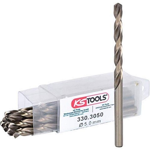 Ks Tools Hss-G Co 5 Spiralbohr Er, 5Mm, 10Er Pack Ks Tools Hss-G Co 5 Spiralbohr Er, 5Mm, 10Er Pack von Ks