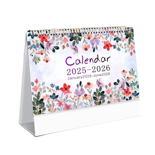 Ksikdeg 2025-2026 Schreibtisch Monatskalender Planer 18 Monate Referenzen von 01/2025 bis 06/2026 Büro Schreibtischkalender Schreiben von Ksikdeg