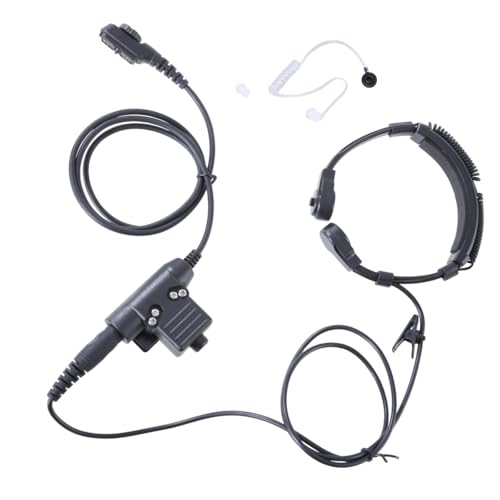 Ksikdeg Air Acoustics Ohrhörer, Halsmikrofon, Luftschläuche, Headsets, Push-to-Talk-Mikrofonadapter für PD780 PT580H Ksikdeg Air Acoustics Ohrhörer, Halsmikrofon, Luftschläuche, Headsets, Push-to-Talk-Mikrofonadapter für PD780 PT580H von Ksikdeg
