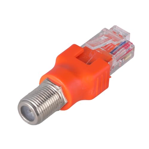 Ksikdeg Ftype to RJ45 Converters Adapter Ftype Female to RJ45 Male Ethernet Coaxial Coupler Coax Adapters for Line Ksikdeg Ftype to RJ45 Converters Adapter Ftype Female to RJ45 Male Ethernet Coaxial Coupler Coax Adapters for Line von Ksikdeg