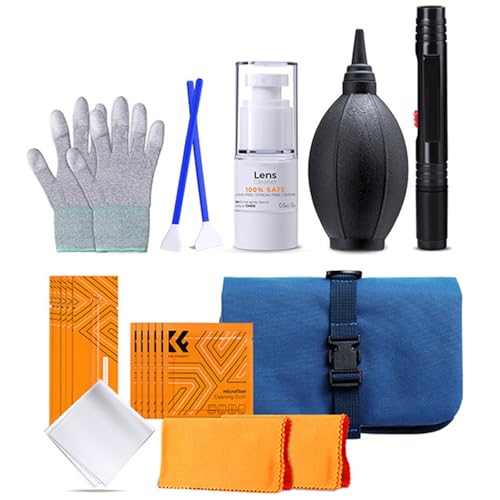 Ksikdeg Kameraobjektiv-Set mit weicher Spitze, Luftgebläse, Mikrofasertuch, Objektivstift für DSLR Ksikdeg Kameraobjektiv-Set mit weicher Spitze, Luftgebläse, Mikrofasertuch, Objektivstift für DSLR von Ksikdeg
