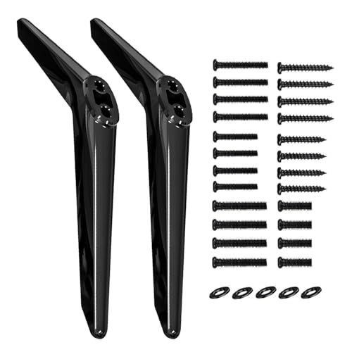 Ksikdeg TV-Standbeine für TL28/32/40/43/49 165,1 cm (65 Zoll) 55s453 Bildschirme, höhenverstellbar und abgewinkelt für Zuhause von Ksikdeg