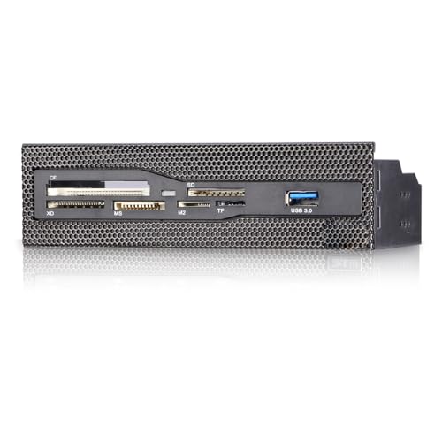 Ksikdeg USB 3.0 Kartenleser Frontpanel Schnelle Geschwindigkeit Multifunktionaler interner Kartenleser für PC-Gehäuse breit Ksikdeg USB 3.0 Kartenleser Frontpanel Schnelle Geschwindigkeit Multifunktionaler interner Kartenleser für PC-Gehäuse breit von Ksikdeg
