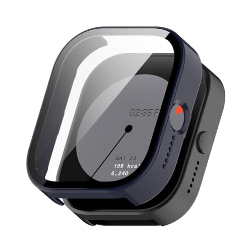 Ksikdeg Watch PC Hülle Glas Displayschutzfolien für (D395) Smartwatches Schutz von Ksikdeg