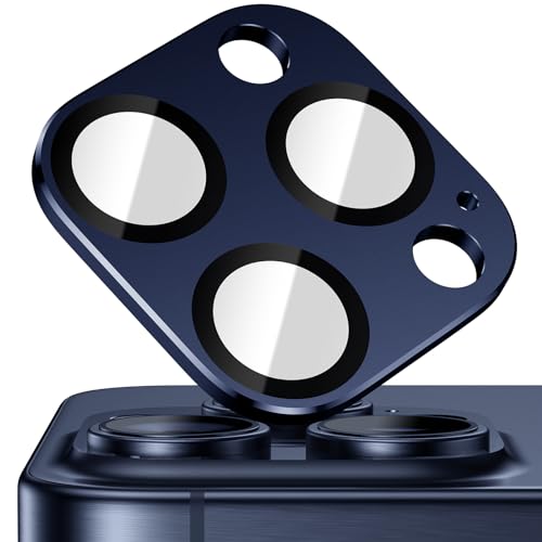 Ksleri Kameraschutz für iphone 15 pro/iPhone 15 pro max [2 Stück], Titanium Kamera schutz mit Ultra-Klar, 9H Panzer Schutz Glas Camera Lens Protector von Ksleri
