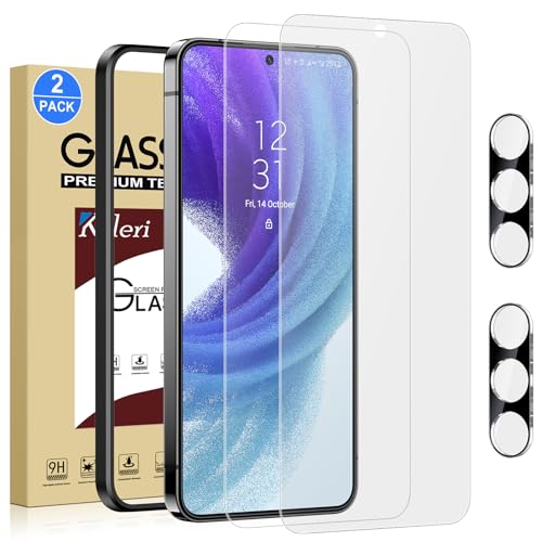 Ksleri 2 Stück für Panzerglas für Samsung Galaxy S24 Plus Matte Schutzfolie + 2 Stück Kameraschutz, 9H Hartglas 2.5D Panzerfolie Screen Protector (2024 6,7 Zoll) von Ksleri
