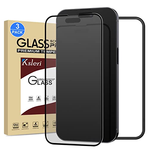 Ksleri [3 Stück] Matte Schutzfolie für iPhone 14 pro max, Panzer matt Glas, 2.5D Panzer Schutz glas matte screen protector (6,7 Zoll) von Ksleri