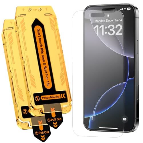 Ksleri Matt Schutzfolie für iphone 16 Pro Displayschutz, 9H Matte Schutzfolie für iphone 16 Pro 2.5D Screen Protector, Anti-Fingerabdruck, 2 Stück Ksleri Matt Schutzfolie für iphone 16 Pro Displayschutz, 9H Matte Schutzfolie für iphone 16 Pro 2.5D Screen Protector, Anti-Fingerabdruck, 2 Stück von Ksleri