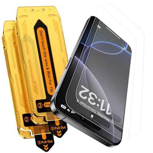 Ksleri Matt Schutzfolie für iphone 16 Pro Max für Panzerglas, 9H Matte Displayschutz für iphone 16 Pro Max Screen Protector, 2.5D Anti-Fingerabdruck, 2 Stück Ksleri Matt Schutzfolie für iphone 16 Pro Max für Panzerglas, 9H Matte Displayschutz für iphone 16 Pro Max Screen Protector, 2.5D Anti-Fingerabdruck, 2 Stück von Ksleri