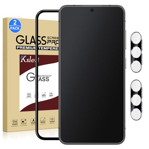 Ksleri Panzer matt Glas für Samsung Galaxy S24 Plus, 2 Stück Matte Schutzfolie + 2 Kameraschutz, 9H matte screen protector (2024-6,7 Zoll) von Ksleri