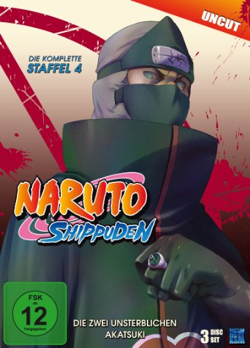 Naruto Shippuden, Staffel 4: Die Zwei Unsterblichen Akatsuki (Episoden 292-308, uncut) [3 DVDs] von Concorde