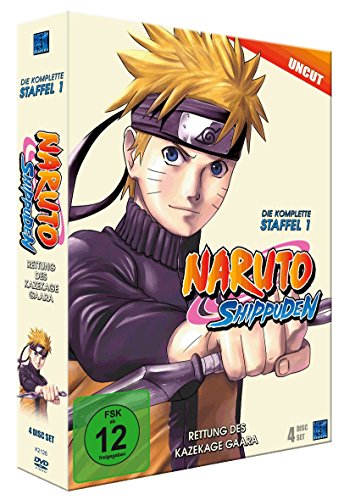 Naruto Shippuden, Staffel 1: Rettung des Kazekage Gaara (Episoden 221-252, uncut) [4 DVDs] von Plaion Pictures