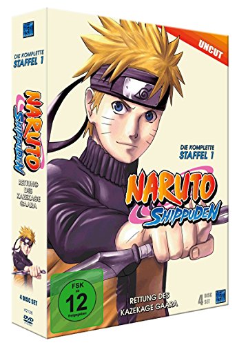 Naruto Shippuden, Staffel 1: Rettung des Kazekage Gaara (Episoden 221-252, uncut) [4 DVDs] von Ksm Gmbh