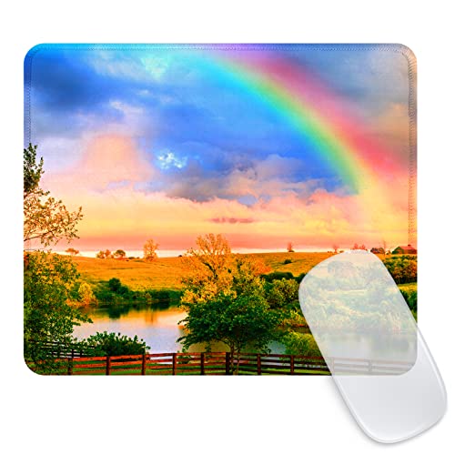 Ksriylm Mauspad,Quadratisches Die Nach Dem Sturm Serie Mouse Pad,FüR BüRo Und Zuhause,Mousepad Mit Motiv,Wasserdichtes Mousepad,rutschfeste Gummiunterseite,Computer-Mauspads FüR Kabellose Maus von Ksriylm