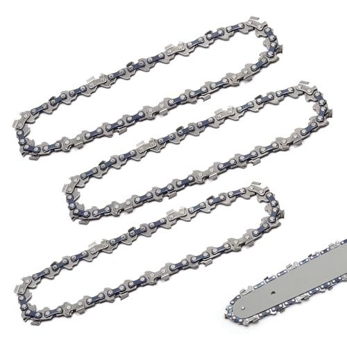 KtbeYTi 3 Stück Sägeketten 4 Zoll 28TG Mini Kettensäge Kette Ersatzkette Für Akku-Kettensäge für Schneiden Von Zweigen Im Garten von KtbeYTi