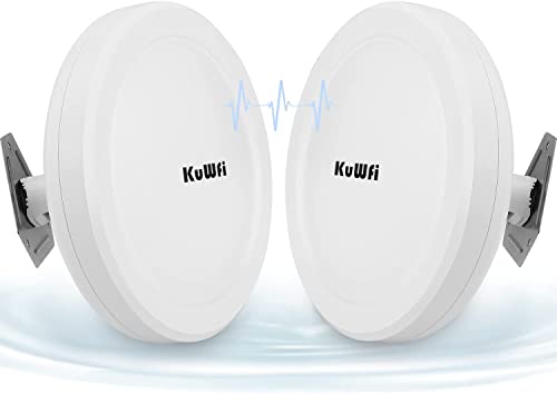 Gigabit Point-to-Point WLAN Bridge Outdoor, KuWFi 900Mbps Point-to-Point Wireless Bridge, 18dBi WLAN Richtantenne, 5km High Speed Optimale Bandbreite bei Erweiterten Punkt-zu-Punkt-Mehrpunkt-Bereichen Gigabit Point-to-Point WLAN Bridge Outdoor, KuWFi 900Mbps Point-to-Point Wireless Bridge, 18dBi WLAN Richtantenne, 5km High Speed Optimale Bandbreite bei Erweiterten Punkt-zu-Punkt-Mehrpunkt-Bereichen von KuWFi