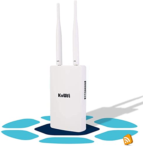 KuWFi LTE WLAN-Router, 150Mbps CAT4 4G LTE-Router mit SIM-Kartensteckplatz Arbeiten mit IP-Kamera oder WLAN-Abdeckung außerhalb mit 2 STK. Antenne Arbeiten mit Vodafone/E-Plus/O2/T-Mobile SIM-Karte KuWFi LTE WLAN-Router, 150Mbps CAT4 4G LTE-Router mit SIM-Kartensteckplatz Arbeiten mit IP-Kamera oder WLAN-Abdeckung außerhalb mit 2 STK. Antenne Arbeiten mit Vodafone/E-Plus/O2/T-Mobile SIM-Karte von KuWFi