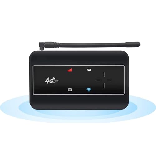 KuWFi Mobiler WLAN Router 4g Router LTE Wireless Portable Modem Pocket Mobiler Hotspot Hotspot Für Bis Zu 10 Geräte WiFi überall Einrichten Mit SIM-Kartensteckplatz und Antenna von KuWFi