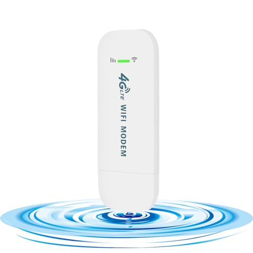 LTE Stick Wlan Stick KuWFi 150 Mbps Internet Surfstick 4G Dongle USB Stick Wireless WiFi Wlan Router Modem mit Simkartensteckplatz USB Netzwerkadapter, Anwendung im Shop/zu Hause 10 Benutzer verbinden von KuWFi