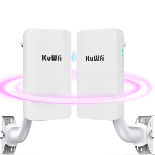 WiFi Bridge Punkt zu Punkt CPE Wireless WLAN Bridge KuWFi 300 Mbps Outdoor WLAN Repeater WiFi Extender AP Outdoor CPE kit Übertragung für PTP und PTMP, 1KM Entfernung,mit Poe-Adapter +Ethernet-Ports WiFi Bridge Punkt zu Punkt CPE Wireless WLAN Bridge KuWFi 300 Mbps Outdoor WLAN Repeater WiFi Extender AP Outdoor CPE kit Übertragung für PTP und PTMP, 1KM Entfernung,mit Poe-Adapter +Ethernet-Ports von KuWFi