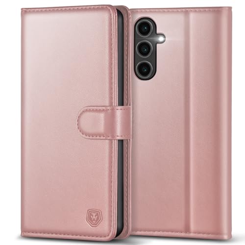 Handyhülle für Samsung Galaxy S24 FE Hülle, Premium PU Leder Galaxy S24 FE Klapphülle Case Brieftasche Kartenfach Ständer Magnet Etui Handytasche Cover Schutzhülle für Samsung Galaxy S24 FE- Rose Handyhülle für Samsung Galaxy S24 FE Hülle, Premium PU Leder Galaxy S24 FE Klapphülle Case Brieftasche Kartenfach Ständer Magnet Etui Handytasche Cover Schutzhülle für Samsung Galaxy S24 FE- Rose von Kuafcase