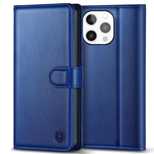 Kuafcase Kompatibel mit iPhone 13 Pro Max Hülle mit 4 Kartenfächern, Magnetverschluss, Ständer, stoßfeste Schutzhülle, kompatibel mit iPhone 13 Pro Max – Königsblau Kuafcase Kompatibel mit iPhone 13 Pro Max Hülle mit 4 Kartenfächern, Magnetverschluss, Ständer, stoßfeste Schutzhülle, kompatibel mit iPhone 13 Pro Max – Königsblau von Kuafcase