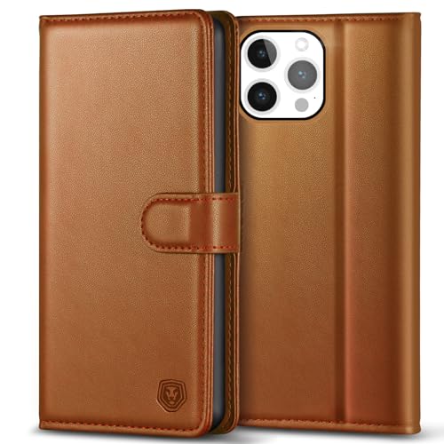 Kuafcase Kompatibel mit iPhone 15 Pro Max Hülle mit 4 Kartenfächern, Magnetverschluss, Ständer, stoßfeste Schutzhülle, kompatibel mit iPhone 15 Pro Max, Braun Kuafcase Kompatibel mit iPhone 15 Pro Max Hülle mit 4 Kartenfächern, Magnetverschluss, Ständer, stoßfeste Schutzhülle, kompatibel mit iPhone 15 Pro Max, Braun von Kuafcase