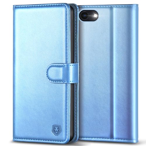 Kuafcase Schutzhülle kompatibel mit iPhone 7, iPhone 8, iPhone SE 2022, iPhone SE 2020, mit 1 Displayschutzfolie, 4 Kartenfächern, Magnetverschluss, Kickstand Handyhülle – Himmelblau Kuafcase Schutzhülle kompatibel mit iPhone 7, iPhone 8, iPhone SE 2022, iPhone SE 2020, mit 1 Displayschutzfolie, 4 Kartenfächern, Magnetverschluss, Kickstand Handyhülle – Himmelblau von Kuafcase