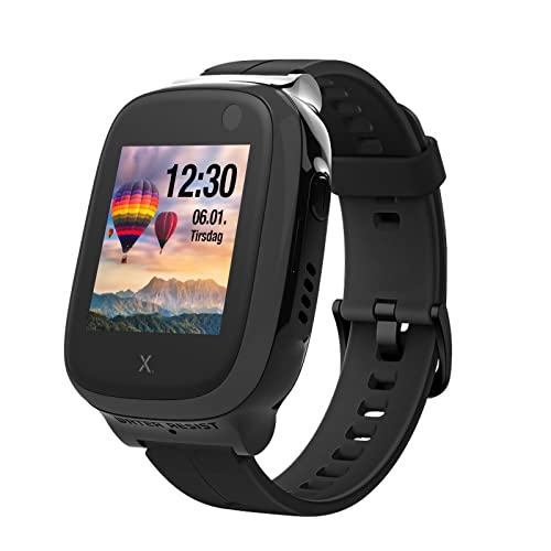 Kuaguozhe Kinder Armbänder kompatibel mit Xplora X5/ XGO2 Armband, Kids Smartwatch Silikon Sport Klassisch Ersatzarmband für X5 Play/Xgo 2/ Xgo 3, Mädchen Jungen Student Geschenk, Schwarz von Kuaguozhe