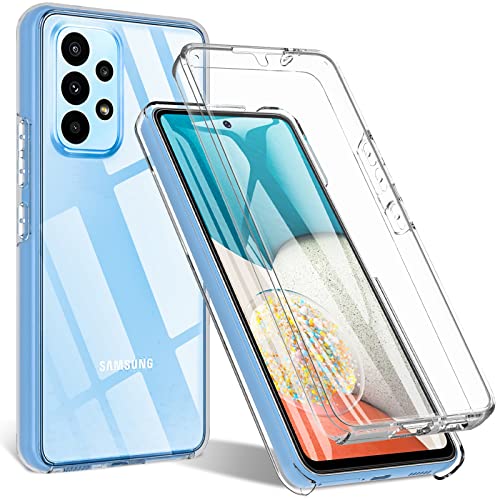 Kuaguozhe Kompatibel mit Samsung A53 5G Hülle, Ultra Dünn Handyhülle Samsung A53 5G 360 Grad Hülle Vorne und Hinten Rundumschutz PC Slim Case für Samsung Galaxy A53 5G Schutzhülle Clear von Kuaguozhe