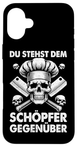Du Stehst Dem Schöüfer Gegenüber Küche Hobbykoch Koch Hülle für iPhone 16 Plus Du Stehst Dem Schöüfer Gegenüber Küche Hobbykoch Koch Hülle für iPhone 16 Plus von Küche Koch Köchin Kochen Gastronomie Sprüche
