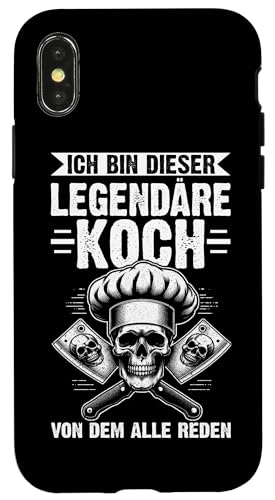Ich Bin Dieser Legendäre Koch Von Dem Alle Reden Küche Hülle für iPhone X/XS Ich Bin Dieser Legendäre Koch Von Dem Alle Reden Küche Hülle für iPhone X/XS von Küche Koch Köchin Kochen Gastronomie Sprüche