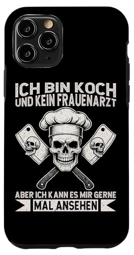Ich Bin Koch Und Kein Frauenarzt Aber Kann Mal Ansehen Koch Hülle für iPhone 11 Pro Ich Bin Koch Und Kein Frauenarzt Aber Kann Mal Ansehen Koch Hülle für iPhone 11 Pro von Küche Koch Köchin Kochen Gastronomie Sprüche