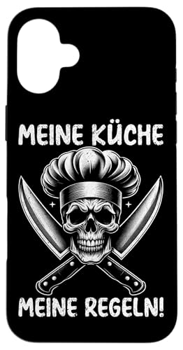 Meine Küche Meine Regeln Chef Koch Hobbykoch Essen Küche Hülle für iPhone 16 Plus Meine Küche Meine Regeln Chef Koch Hobbykoch Essen Küche Hülle für iPhone 16 Plus von Küche Koch Köchin Kochen Gastronomie Sprüche