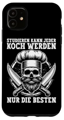 Studieren Kann Jeder Koch Werden Nur Die Besten Küchenchef Hülle für iPhone 11 Studieren Kann Jeder Koch Werden Nur Die Besten Küchenchef Hülle für iPhone 11 von Küche Koch Köchin Kochen Gastronomie Sprüche