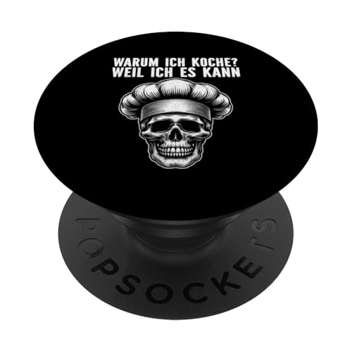 Warum Ich Koche Weil Ich Es Kann Hobbykoch Kochen Lustig PopSockets Klebender PopGrip Warum Ich Koche Weil Ich Es Kann Hobbykoch Kochen Lustig PopSockets Klebender PopGrip von Küche Koch Köchin Kochen Gastronomie Sprüche