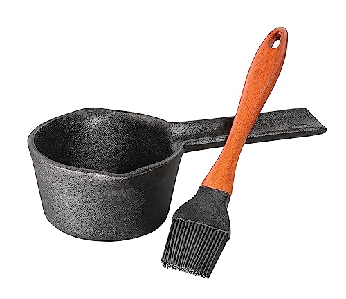 Küchenprofi Marinaden-Set BBQ, 400 ml, Gusseisen Topf mit Ausgießer und Pinsel, Marinade Pfännchen für den Grill, Töpfchen für scharfe Soße, Barbecue Sauce oder Chilli Sauce Küchenprofi Marinaden-Set BBQ, 400 ml, Gusseisen Topf mit Ausgießer und Pinsel, Marinade Pfännchen für den Grill, Töpfchen für scharfe Soße, Barbecue Sauce oder Chilli Sauce von Küchenprofi