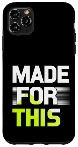 MADE FOR THIS Fett typografisch Hülle für iPhone 11 Pro Max von Kühnes typografisches Design