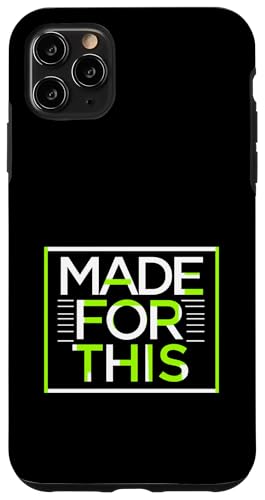 MADE FOR THIS Fett typografisch Hülle für iPhone 11 Pro Max von Kühnes typografisches Design