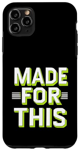 MADE FOR THIS Fett typografisch Hülle für iPhone 11 Pro Max MADE FOR THIS Fett typografisch Hülle für iPhone 11 Pro Max von Kühnes typografisches Design